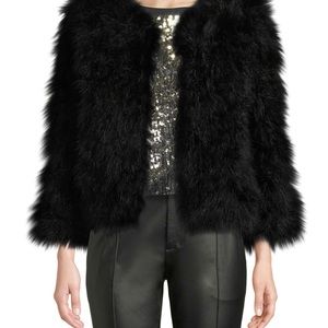 Belle Fare Ostrich feather jacket